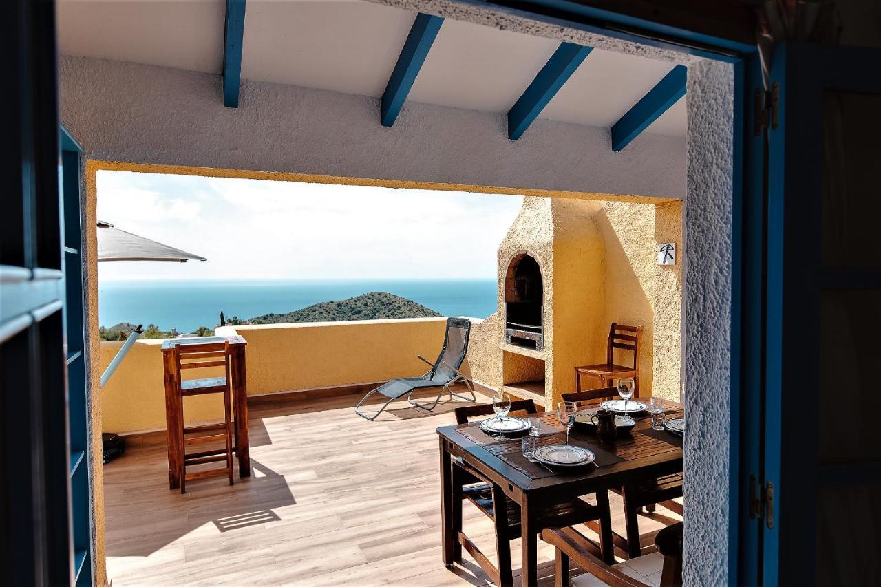 House With Terrace, Amazing Views And Private Shared Pool Mojácar Exterior foto