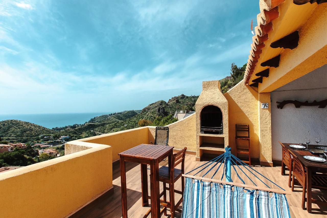 House With Terrace, Amazing Views And Private Shared Pool Mojácar Exterior foto
