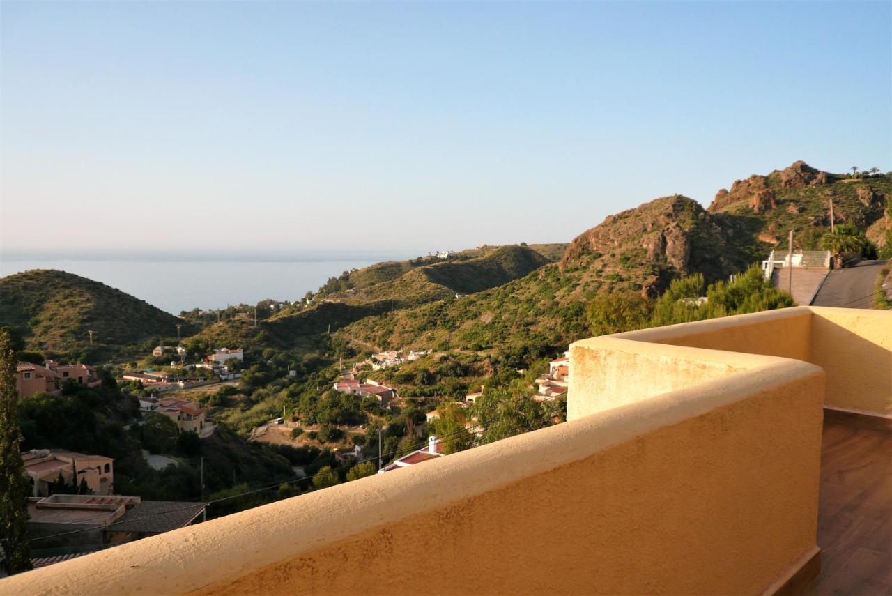 House With Terrace, Amazing Views And Private Shared Pool Mojácar Exterior foto